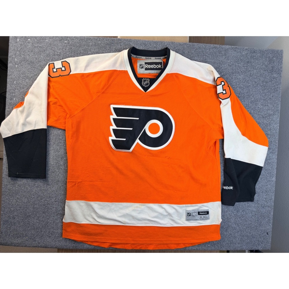 Reebok NHL Philadelphia Flyers Gostisbehere 53 Jersey XXL Orange Hockey Mens